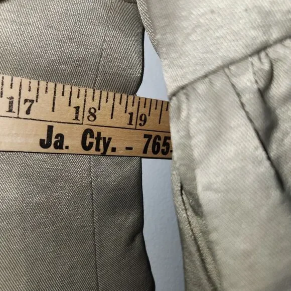 Anthropologie RYU Pearl Taupe Tan Baby Doll Swing Coat LARGE - Picture 9 of 10